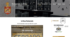 Desktop Screenshot of labrasarestaurante.com